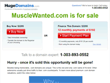 Tablet Screenshot of musclewanted.com